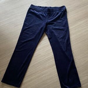 Lilly Pulitzer Navy Velour Jogger Pants